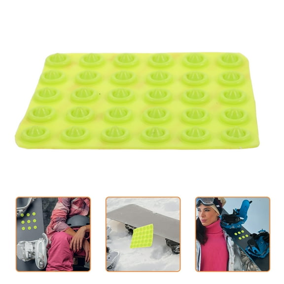 ADDHAT 30Pcs Snowboard Traction Pad with Studded Texture Silicone Wear-resistant Ski Gear