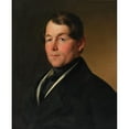 thumbnail image 3 of Franz Dobiaschofsky 12x14 Black Modern Framed Museum Art Print Titled - Portrait (1848), 3 of 5