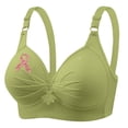 thumbnail image 4 of Ayfxijin Bras for Women No Underwire Bras Wireless Printing Gathered Together Large Size Daily Bra Underwear No Rims, 4 of 4