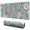 Pioneer Flower Floral-2, variant on Long Mouse Pads for Desk,Pioneer Flower Floral Print Pattern Desk Mats on Top Of Desks, Desk Mouse Pad Extra Large with 3mm Non-Slip Base and Stitched Edge for Gaming,Office,Work,Home 31.5"x11.8"