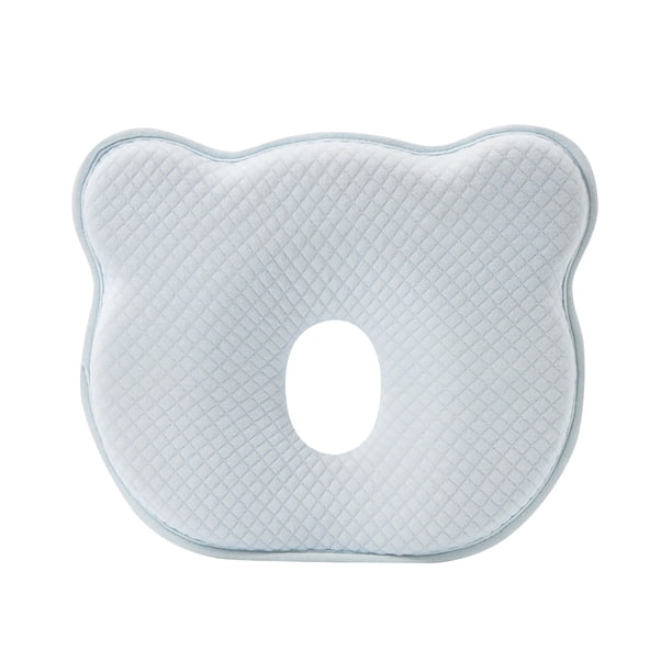 ¡Gran oferta! almohada moldeadora de bebés, almohada central de espuma de memoria para recién nacidos, cabeza antisesgada, corrección de cabeza plana para bebés