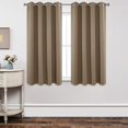 thumbnail image 1 of Cortinas Joydeco 2 paneles térmicas aislantes color caqui 132x160 cm, 1 of 9