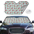 thumbnail image 2 of Balery Watermelon Print Car Windshield Sun Shade,Windshield Sunshade for Car Pickup Truck SUV Accessories-, 2 of 7