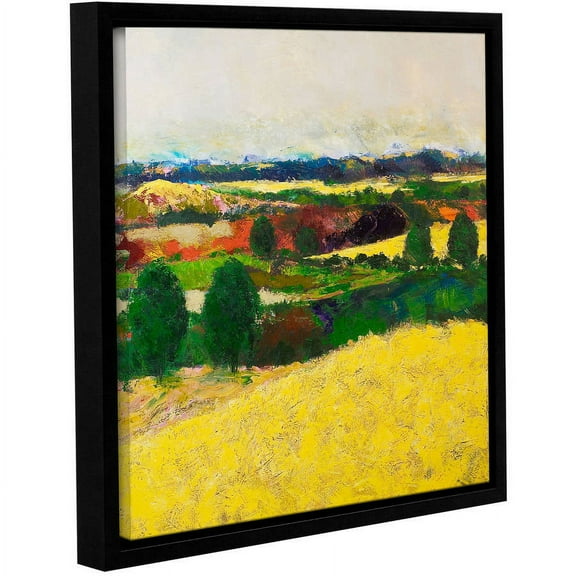 ArtWall Allan Friedlander "Golden Mound" Gallery-wrapped Floater-framed Canvas