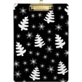thumbnail image 2 of FMSHPON Christmas Xmas Tree Snowflake White Clipboard Hardboard Wood Nursing Clip Board and Pull for Standard A4 Letter 13x9 inches, 2 of 5