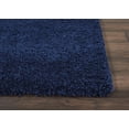 thumbnail image 4 of Nourison Malibu Shag Solid Shag Navy 6'7" x 9'6" Area Rug, (7' x 10'), 4 of 8