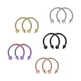 thumbnail image 3 of 10 Piezas 16G 316L de Acero Inoxidable de Septum Ball Hoop - estilo 5, 10 mm Sunnimix Joyas para piercings corporales, 3 of 3