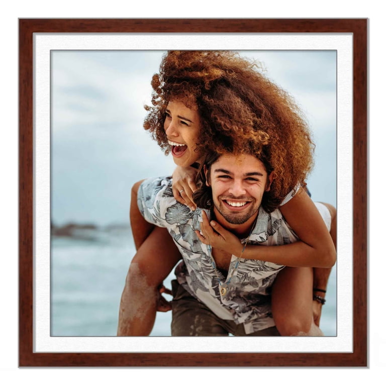 A3 フレーム込み「MAAAT JAM」グラフィティ 絵画 30x30 Frame Walnut With White Picture Mat For 30x30 Photo - Walnut