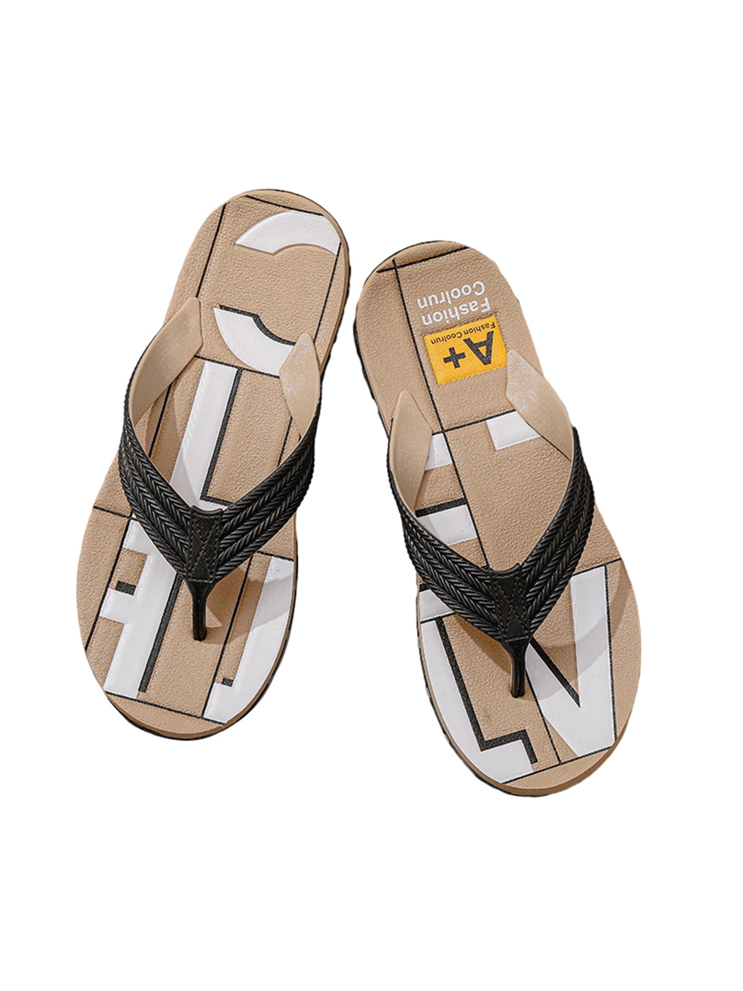New Men Beach Sliders Casual Shoes Summer Flip Flops Flat Sandals Slippers Shoes