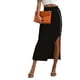 thumbnail image 1 of Falda con botones, falda elegante para mujer, falda elegante con abertura, falda para mujer, artesanía excepcional, 1 of 4