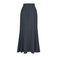 thumbnail image 5 of Easter Carnival Elegant High Waist Wrap Skirt Featuring Asymmetrical Hem And Flowy Midi Length With Detachable Belt For Versatile Autumn Casual Party Wear, 5 of 5