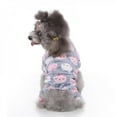 thumbnail image 4 of EIMELI Pet Autumn Winter Costume Soft Comfortable Lovely One-piece Pants for Small Medium Dogs Multicolor L, 4 of 6