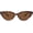 Tortoise, variant on Eye Sunglasses for Women, Retro Narrow Cateye Frame Trendy Sun Glasses, OP6913