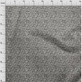 thumbnail image 4 of oneOone Velvet Pastel Gray Fabric Asian Block Craft Projects Decor Fabric Printed By The Yard 58 Inch Wide, 4 of 4