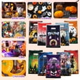 thumbnail image 6 of sixwipe 100 Pcs Halloween Goodie Bags with Handles, Ghost Pumpkin Happy Halloween Treat Bags, Trick or Treat Gift Bag Bulk, Plastic Halloween Tote Candy Goody Favor Bags for Kids, 6 of 8