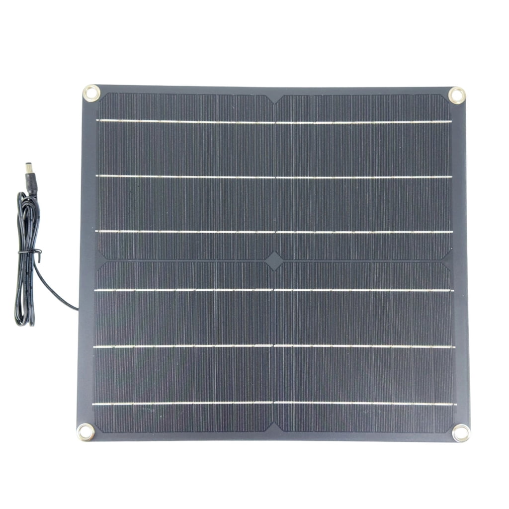 25W 18V Solar Charging Panel with Charging Controller for Boats Camping