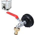 thumbnail image 1 of Grifo Ibc Grifo De Recolección De Agua De Lluvia 1000L Adaptador De Agua Ibc 1/2 Grifo De Recolección De Agua De Lluvia Doble Grifo De Latón Fabricado En Pp Rosca Gruesa 60 Mm 3/4, 1 of 1