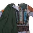 thumbnail image 4 of Boba Fett Custom Boys Hero Black Bodysuit Halloween Cosplay Spandex Jumpsuit with Mask, 4 of 5