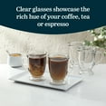 thumbnail image 4 of Libbey Kona Glass Coffee Mugs Set of 6, Elegant 16 Ounce Clear Tea Mug, Dishwasher Safe Glass Mugs with Handles for Tea, Coffee,and Espresso, 4 of 5
