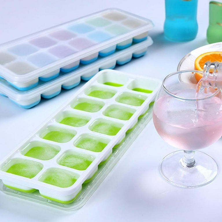 Whisky Cocktail Silicone Ice Cube Tray Ices Jelly Maker Mold Trays & Lid  Best D3V2 