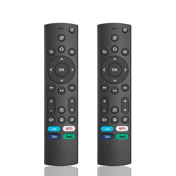 (Pack of 2) Universal Replacement-Remote for All Insignia-Toshiba-Pioneer-Fires-Smart-TVs
