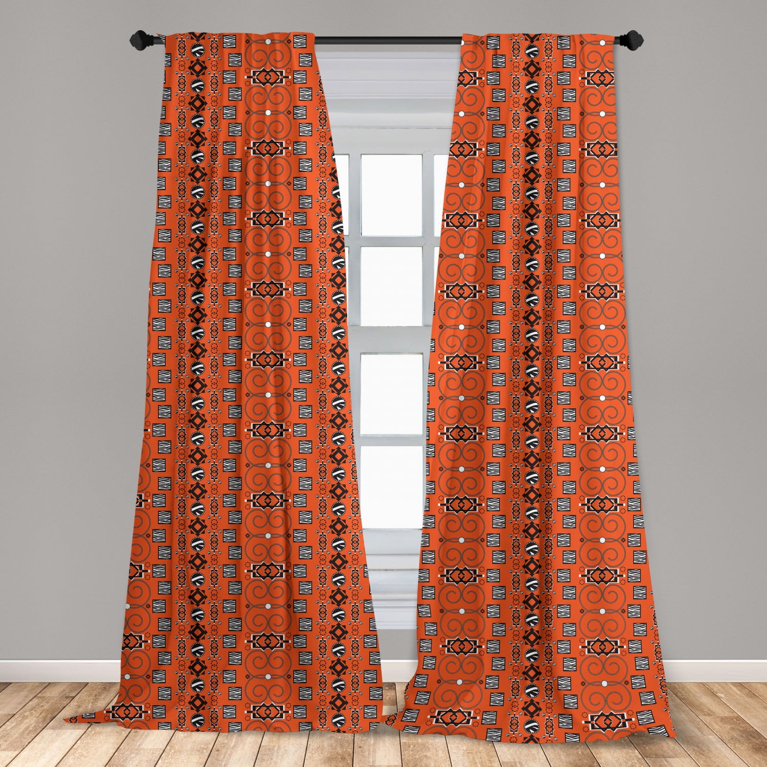 African Curtains 2 Panels Set Pattern With Traditional Ornamental Folk   383693a8 0b6c 48fd A548 1f2e801aa337.109bab035771fc8b58c618ec766d7ddc 