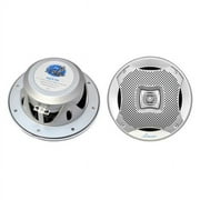 Lanzar 500 Watts 7.7" 2-Way Marine Speakers (Silver Color)