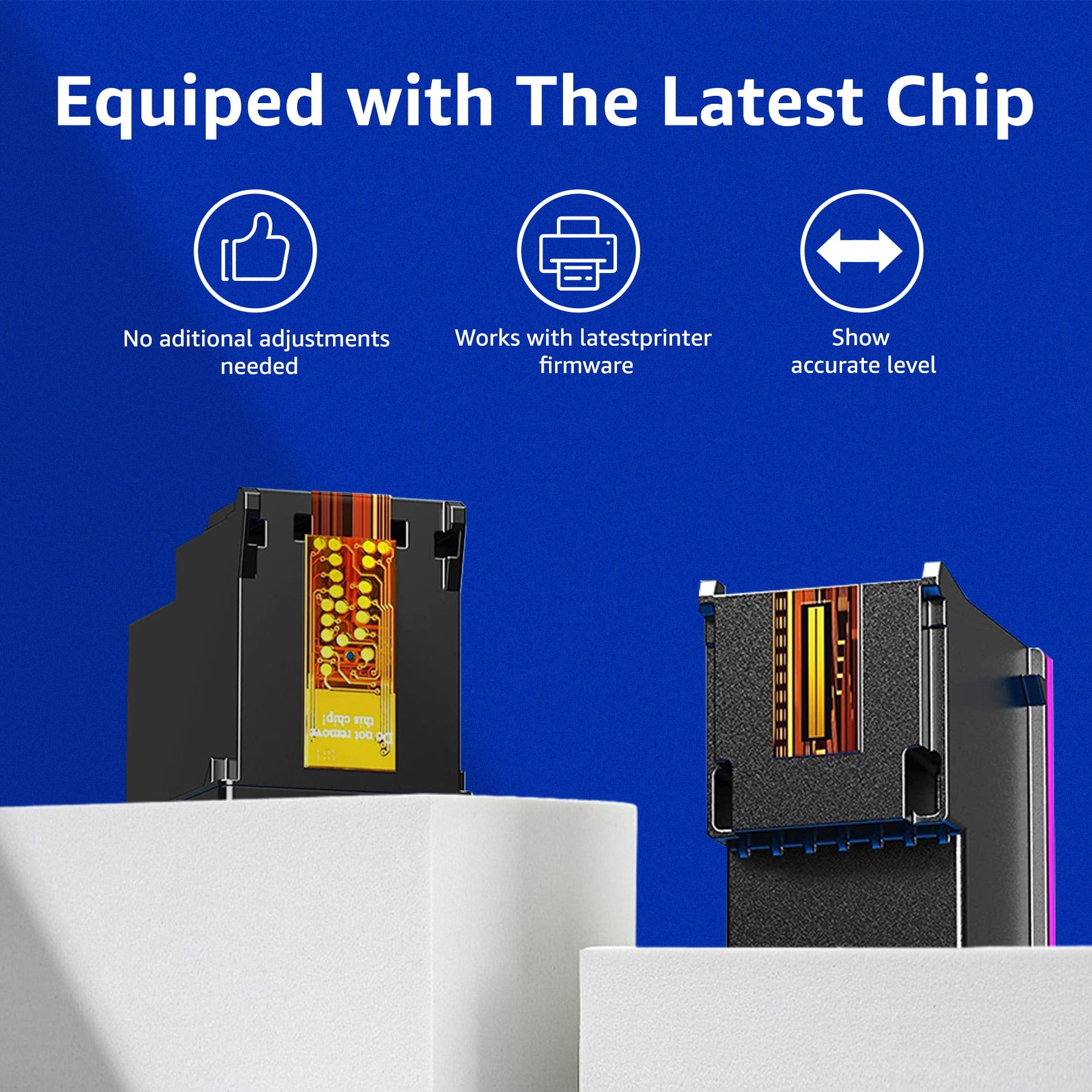 Canon 275 276 Ink Replacement TECKKIN Ink Cartridge Combo Pack – Replacement For Canon PG-275XL & CL-276XL, High Yield, For PIXMA TR4720, TS3522 450 Page Black 400 Page Color Ink - View #5