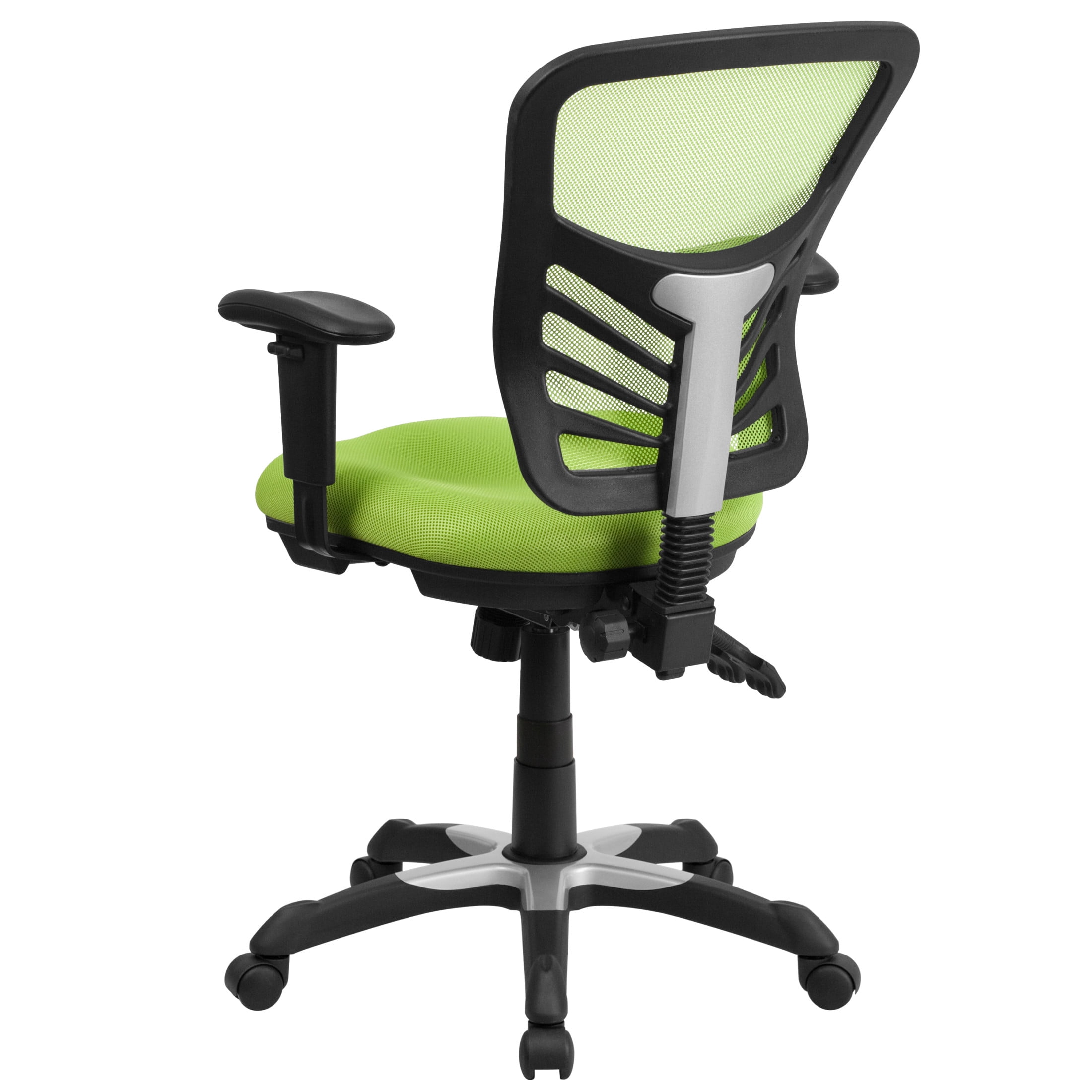 Flash Furniture Nicholas Ergonomic Mid-Back Swivel Office and Gaming Chair, Green