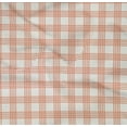 thumbnail image 4 of oneOone Organic Cotton Poplin Twill Fabric Gingham Check Decor Fabric Printed BTY 42 Inch Wide, 4 of 4