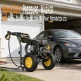 thumbnail image 4 of Heavy-Duty Gas Pressure Washer, 3600Psi at 2.7Gpm Power Washer,Portable, 30feet Pressure Hose,Industrial Style,Axial Cam Pump, for Siding, Driveway, House, Car, RV, Paint Preparation etc, 4 of 9