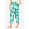 thumbnail image 2 of Dreams & Co. Plus Size Woven Sleep Capri Pant, 2 of 4