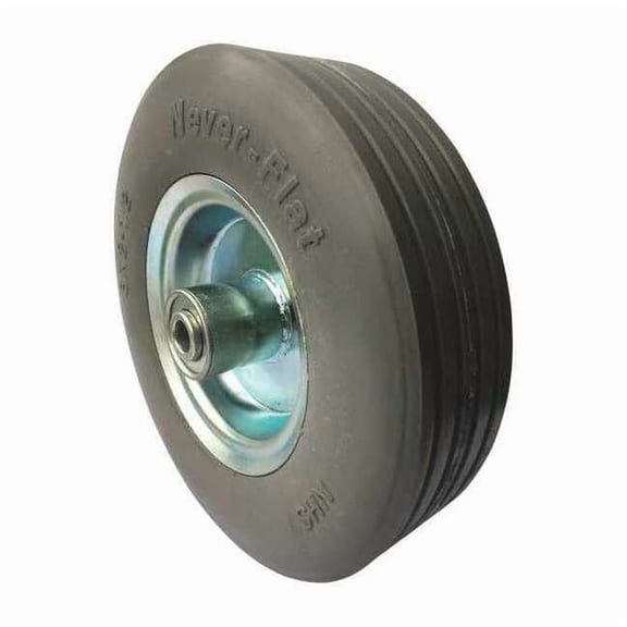 Marastar Never Flat Wheel,8 in. Dia.,300 lb. 2LY54