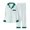White, variant on Kelon Family Pajamas, Long Sleeve Satin Button Down Sleepwear, Holiday Pjs