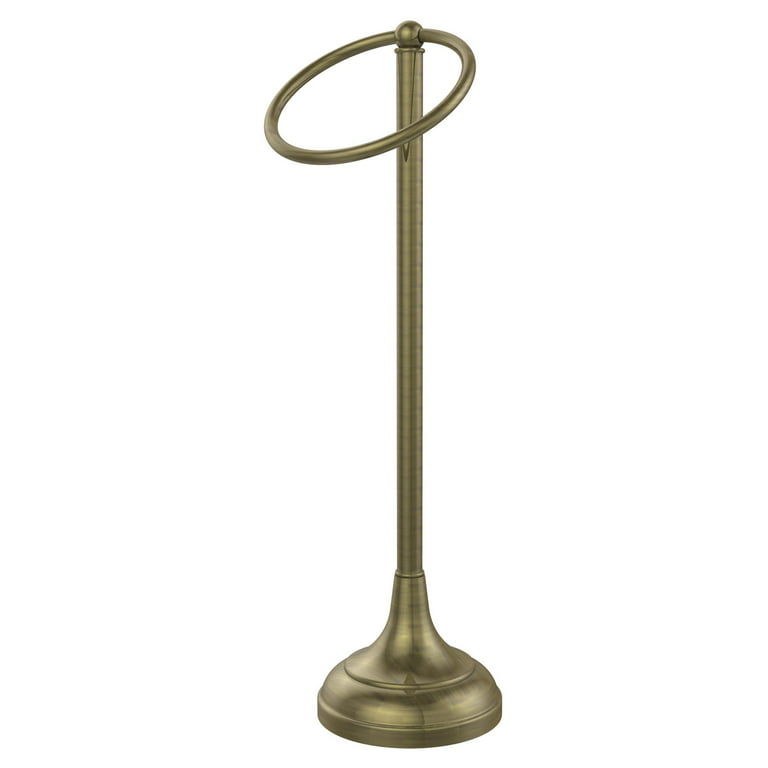 Allied Brass - Vanity Top 1 Ring Guest Towel Holder in Antique Brass 