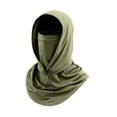 thumbnail image 2 of Pasamontañas, mascarilla facial que cubre todo el rostro, gorro, máscara para la cabeza, tocado de seda de hielo para hombres y mujeres, para escalar, Verde, 2 of 8
