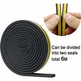 thumbnail image 4 of Door Seal Strip, Effective Door Seal Against Wind Infiltration, Rain, Noise, And Insects, Multifunctional Weather Stripping For Various Doors Including Metal, Glass, Plastic, And Wooden Doors, 4 of 5