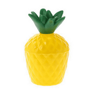 Hawaiian Luau Plastic Cups Set,6pcs Plastic Coconut and Pineapple Drink Cups