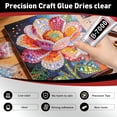 thumbnail image 3 of CCOCC 3 Pcs 110Ml Clear Glue with Precision Tip,Bedazzling Glue,Rhinestone Glue Set,Craft Glues with 5-Point Pen Tool,Crayon,And Tweezers,Craft Glue for Nails,Jewelry,Shoes, 3 of 8