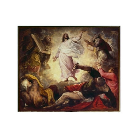 Transfiguration 1560 Figurative Jesus Christ Christian Art Bible Art Print Wall Art By Titian Tiziano Vecelli - 