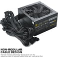 thumbnail image 4 of Segotep 650W 80 Plus Gold Certified Non-Modular ATX Power Supply with 6+2 Pin Connectors PFC Protection and RoHS Compliance, 120mm Silent Fan Gaming PSU GN-650 Black, 4 of 9