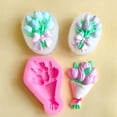 thumbnail image 4 of Flower Silicone Molds Silicone Soap Molds for Epoxy Resin Handmade Soap Chocolate Cake Candy Fondant Molds, 4 of 8