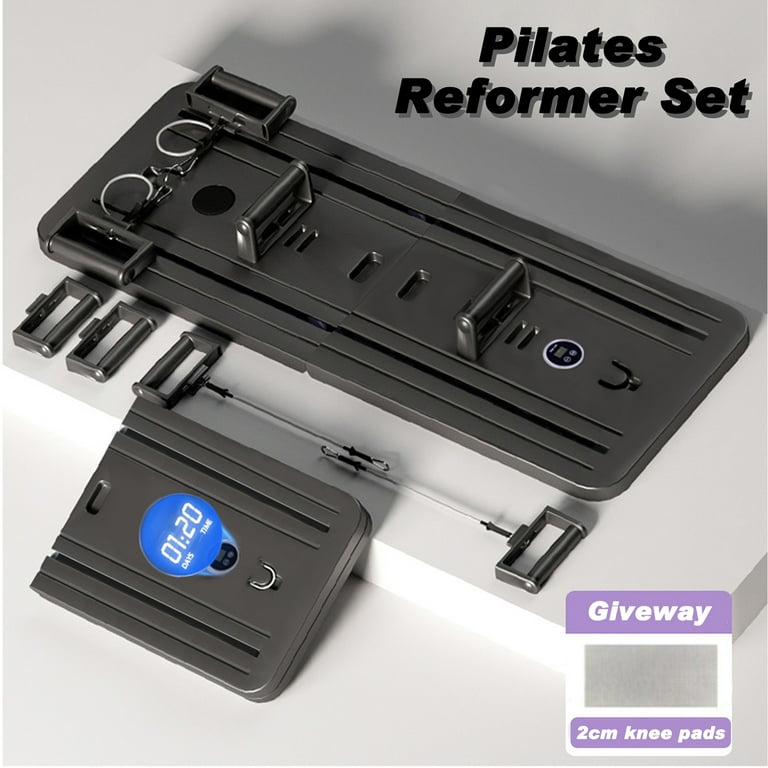 Tavola Pilates Reformer 6 In 1 Pieghevole – Con Rimbalzo Automatico, Supporto 136 Kg, Per Addominali, Braccia E Gambe, Per Casa E Palestra