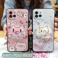 thumbnail image 4 of LYM-Phone Case For Samsung Galaxy A03 Euro/166mm, Durable Fashion Design Quicksand Simplicity Back Cover Rotatable stand TPU Waterproof Protective Soft Case Phone Lens Protection cute, 4 of 9