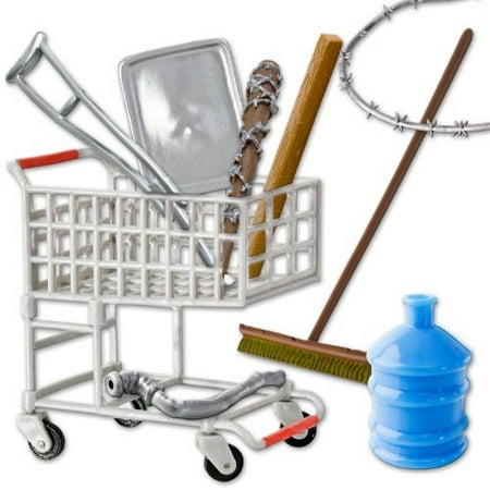 - Hardcore Shopping Cart 9 Piece Deal for WWE Wrestling Action Figures