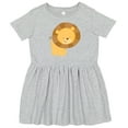 thumbnail image 3 of Inktastic Happy Lion Girls Toddler Dress, 3 of 5