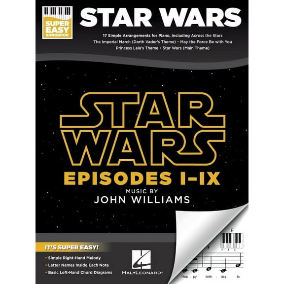 Star Wars - Super Easy Songbook, (Paperback)