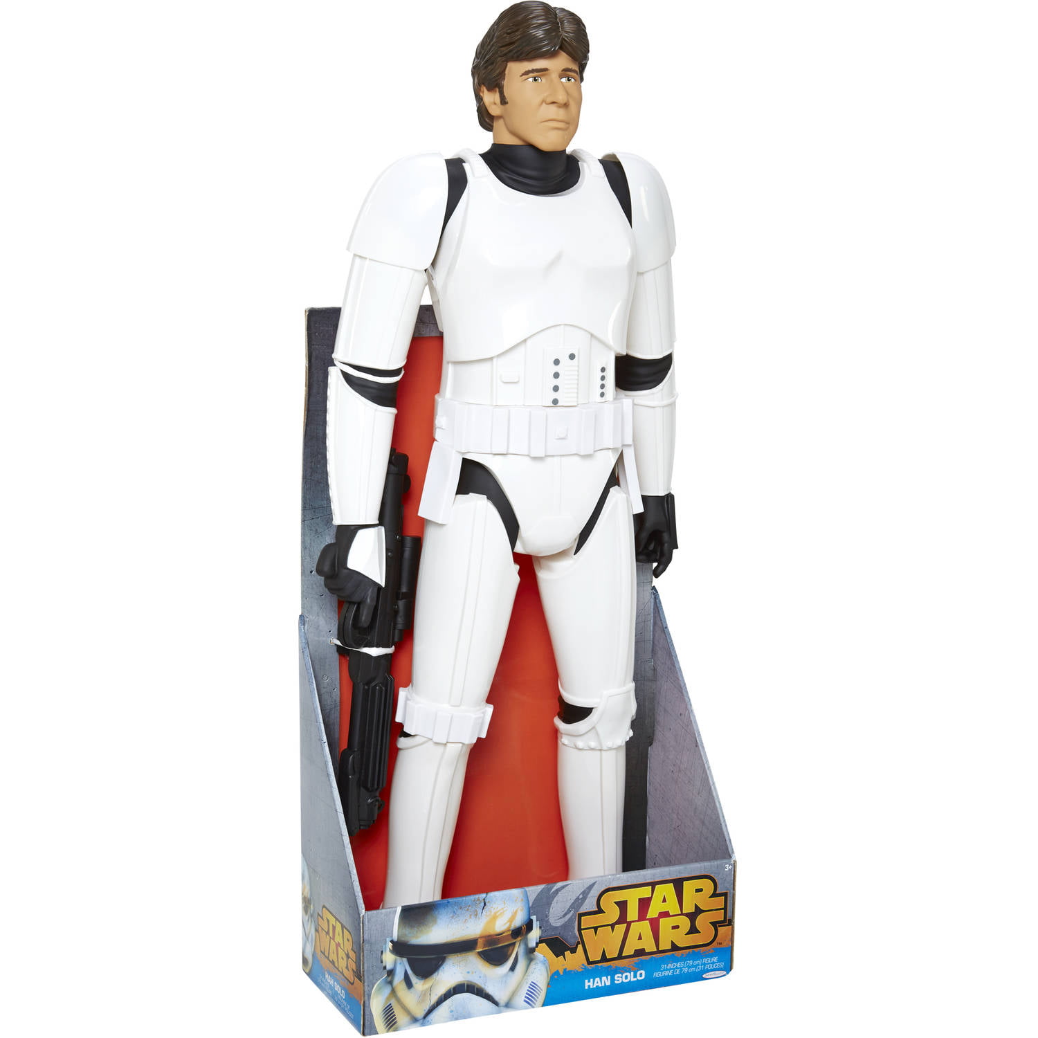 Star Wars figurine articulée Giant Size Stormtrooper Han Solo 79 cm Gigantesque 