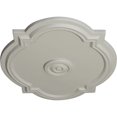 thumbnail image 3 of Ekena Millwork 21 1/4"W x 17 3/8"H x 1"P Waltz Ceiling Medallion (Fits Canopies up to 4 1/2"), Hand-Painted Pot of Cream, 3 of 6