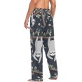 thumbnail image 6 of FREEAMG Sloth Cotton Pajama Pant for Men, Super Soft Lightweight Lounge Pajama Bottoms Drawstring Sleepwear Pant with 2 Pockets, 6 of 7